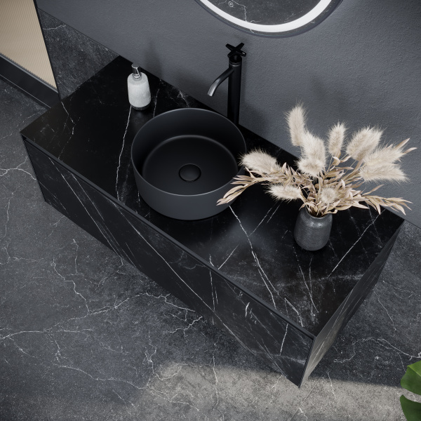 Тумба под раковину Sancos  Stone ST120NM Nero Marquina